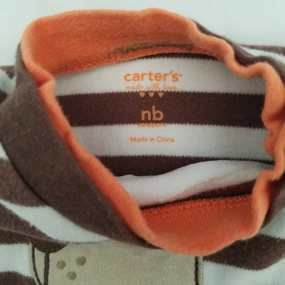 Bundle of 3 Carter's Newborn Onesies